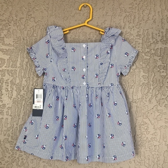 Tommy Hilfiger Floral Stripe Print Tunic Top - Picture 3 of 11